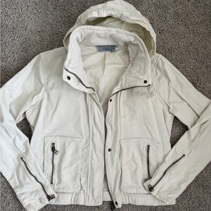 Athleta White Hooded Jacket